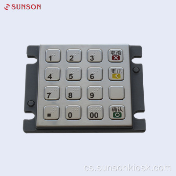 PIN kód pro šifrování PCI pro prodejní automat